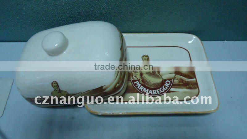 ceramic butter dish with lid