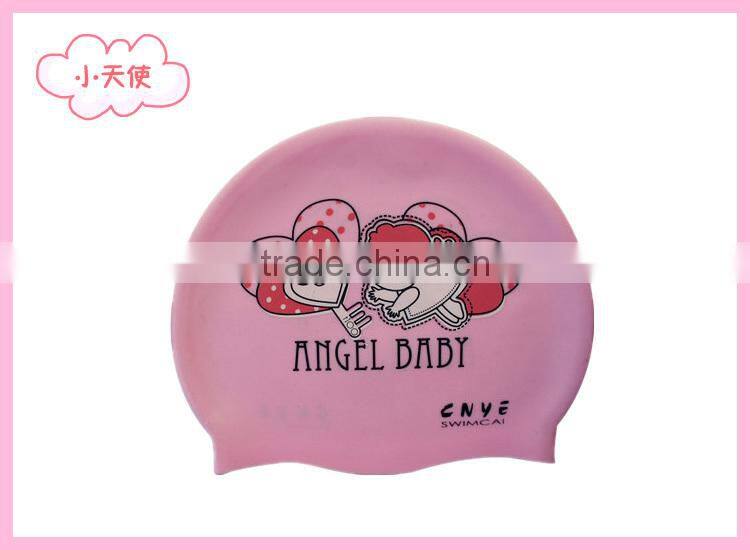 CNYE Silica Gel Cool Swim Caps Knit Swim Cap Waterproof Swim Cap 100% for children.Hot-sale!!