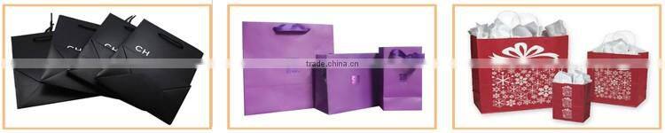 Guangdong customized high quality pantone color printing gift paper bag