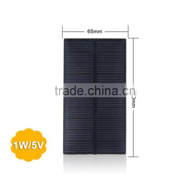 1W mono crystalline PET lamination solar panel