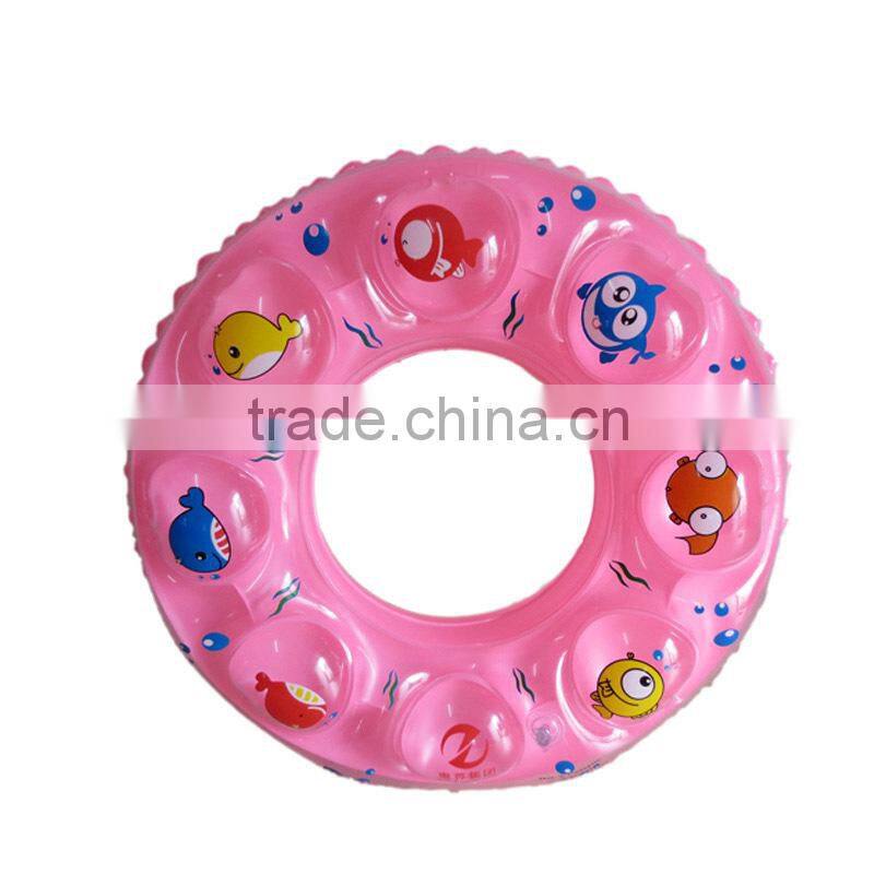 High quality inflatable PVC donut swim ring, cartoon minions/frozen customized swim ring for baby
