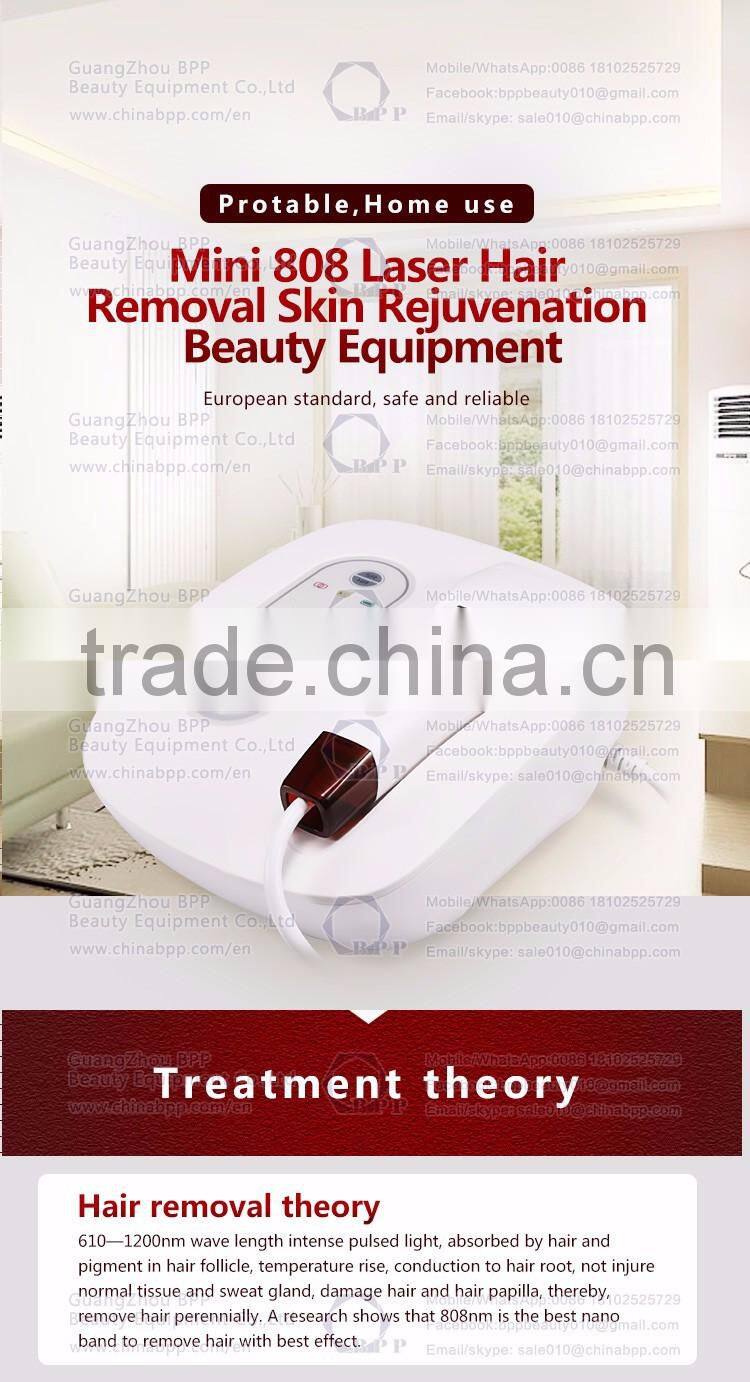 Home use !! 808 diode laser hair removal laser home use