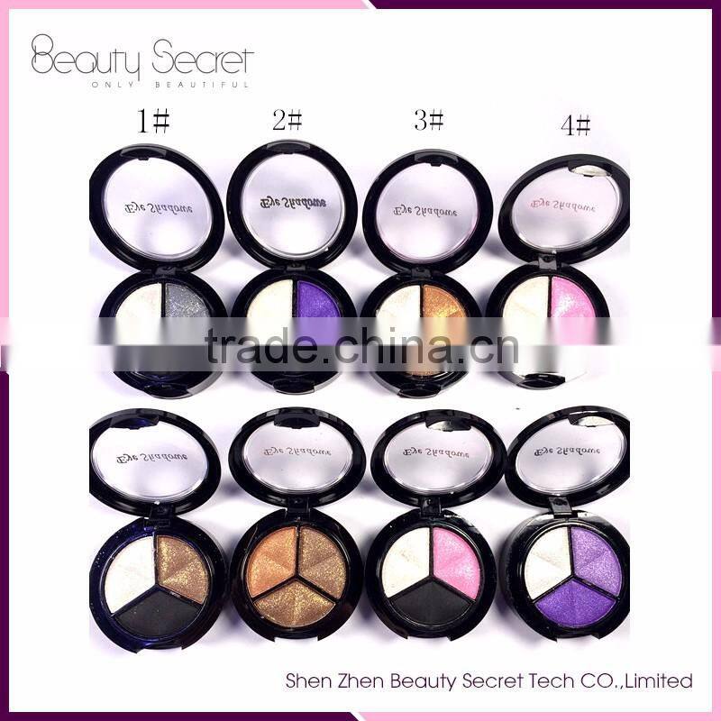 Hot sale 3 color cheap and OEM ,welocomed matte eyeshadow