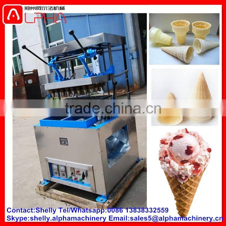 Ice cream cone wafer biscuit machine waffle cone machine