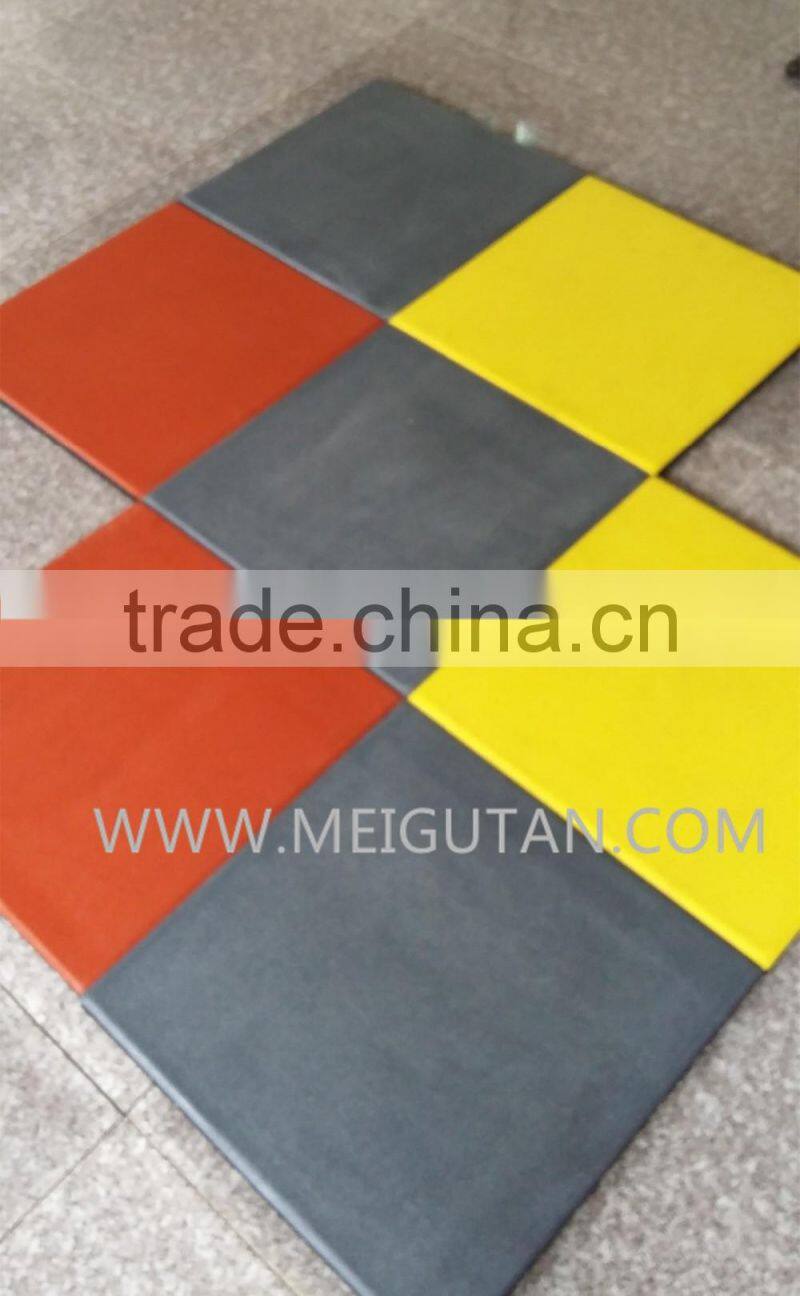 gym rubber tile for interlocking