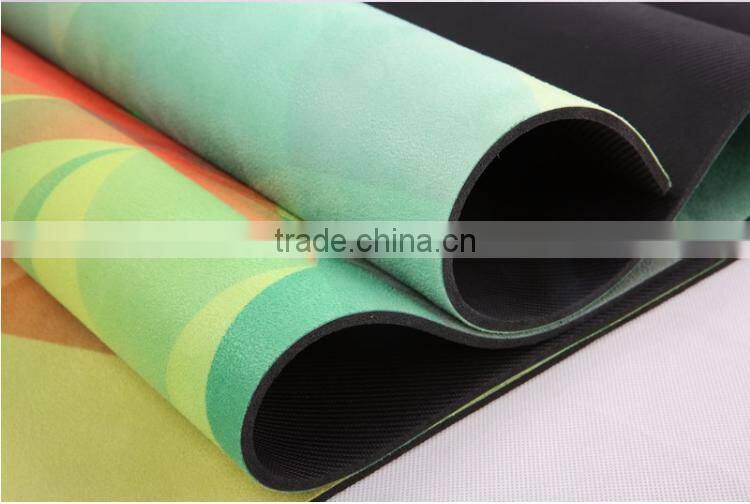 bamboo custom printed tpe yoga mat