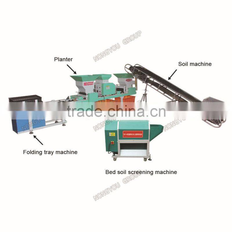 Factory Direct Seed Planting Machine Rice Nursery Sowing Chinese OEM Rice Seed Seedling Machine 2BX-580
