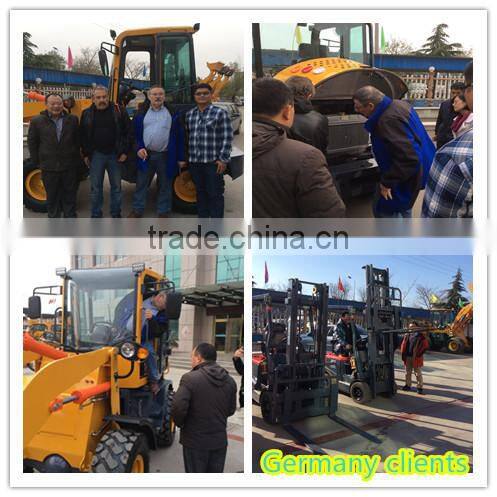 Qingzhou Twisan Brand farm tractor type loader ZLY916 with cab heater, snow shovel and Eurp III