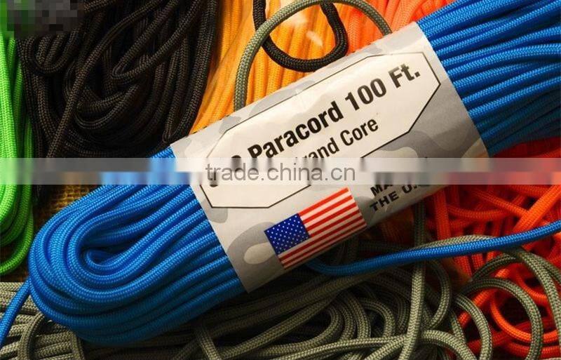 2016 nylon rope Outdoor camping survival paracord rope