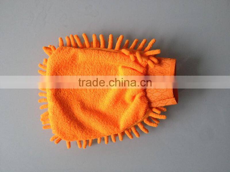 microfiber chenille mitt glove
