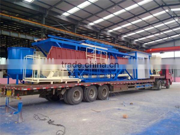 HZS50 low cost concrete batching plant for sale