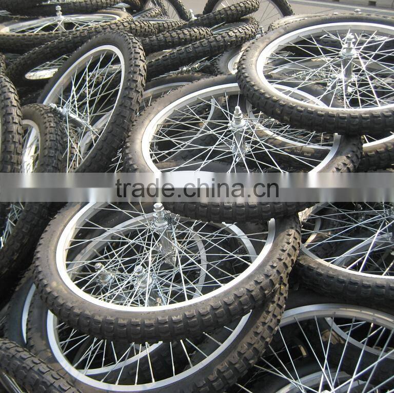 20x2.125 cart wheel (for dog cart, Rubbish cart, hospital cart )