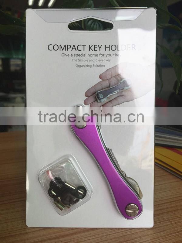 China factory manufacturer producing aluminum compact key holder
