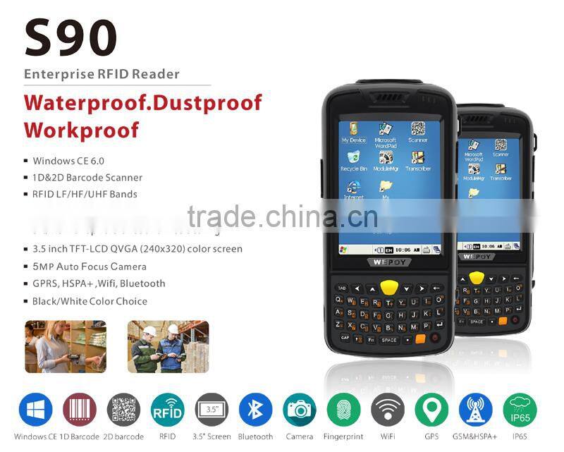 portable fingerprint scanner UHF RFID Handheld Mobile Terminal