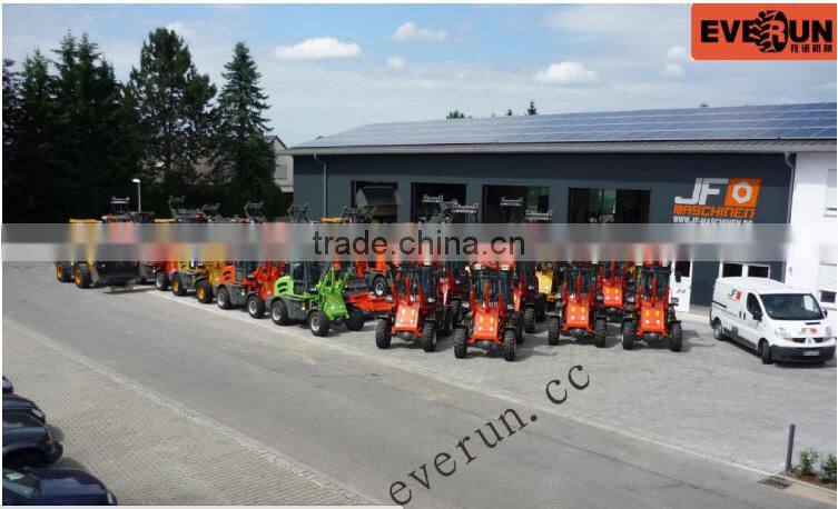 Everun brand CE approved 2TON telescopic arm boom wheel loader