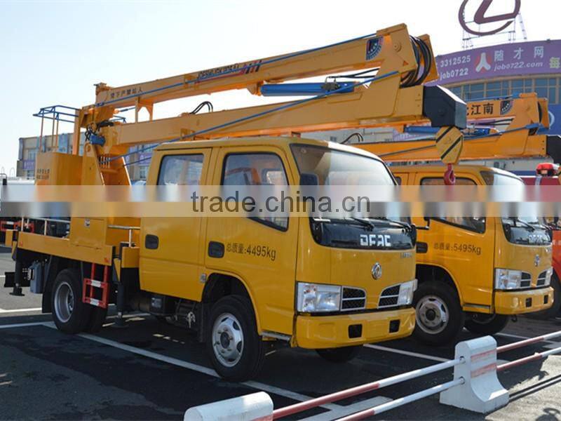 Hot selling DFAC 4*2 16m Aerial Platform High-altitude Operating Truck