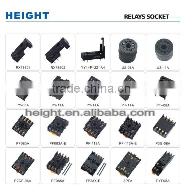 HEIGHT Hot Sale PX78714-E Relay Socket / 14pin Relay Socket/General relay socket with High Quality Factory Price