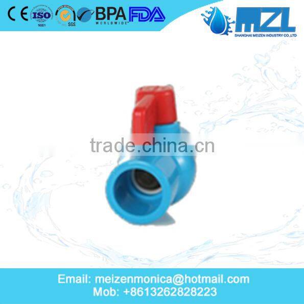 2015 MZL new product PVC ball valve, PVC pipe fittings with good quality popular in British