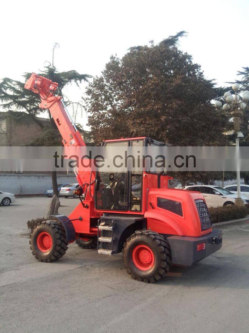 2016 hot sale 1.5ton telescopic loader HY1500 with CE certificate