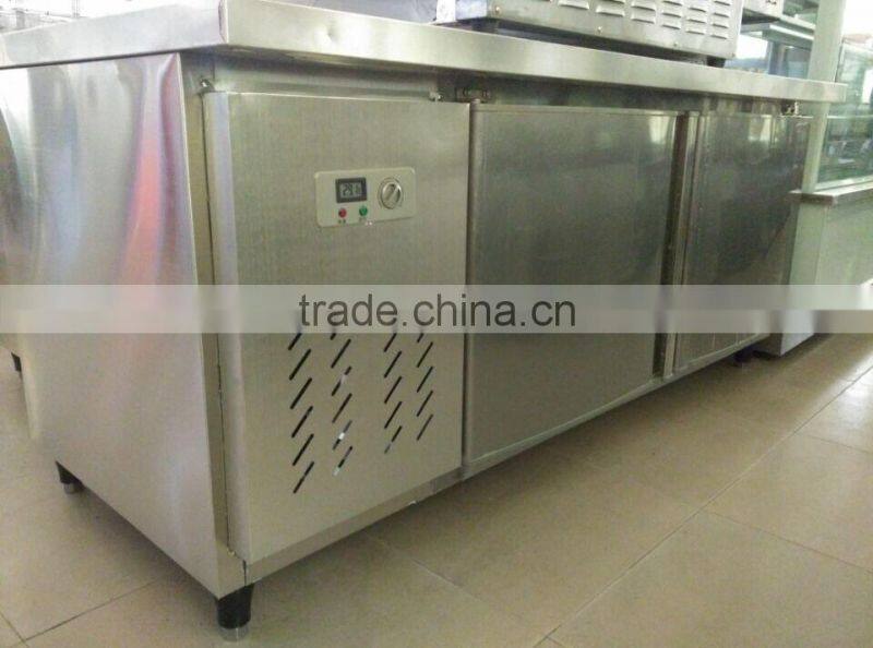 Jieguan Stainless steel Under Counter Freezer TW-1800 TEL: 0086-13632272289