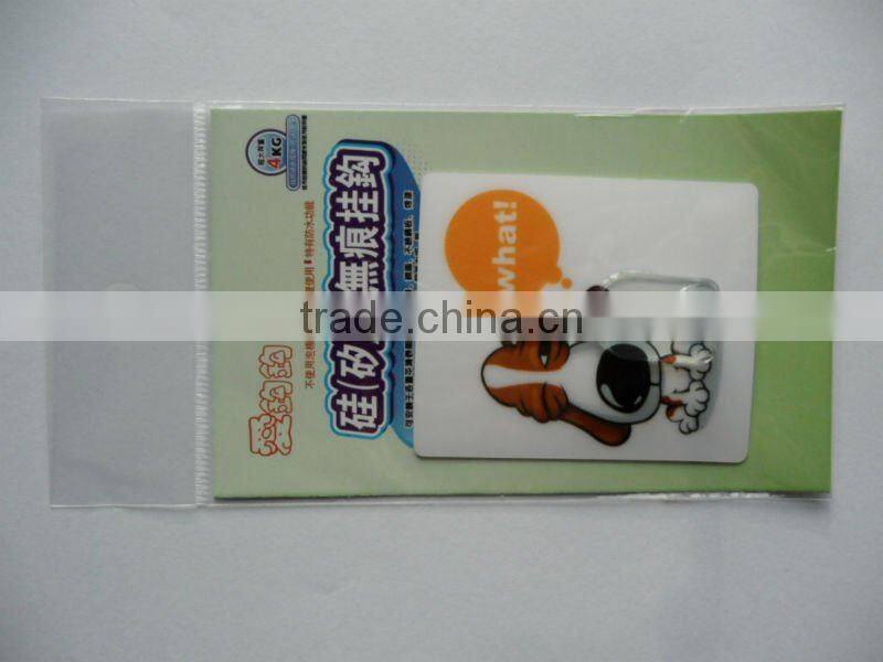 Fashion silicone houseware removable Decorative hook