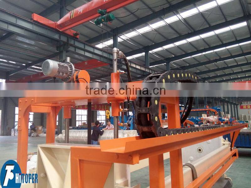 fully automatic filter press with automatic filter cloth washing in ultra filtration system
