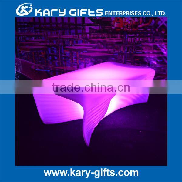 Cheap plastic led wedding banquet dining room table beer pong table