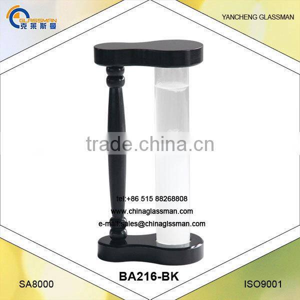 Weather Forecast Glass With Wooden Frame BA216-BK