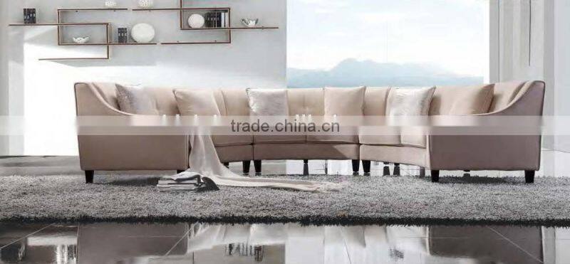Genuine leather U Shape Modern Sofa, Real Leather Sofa Furniture