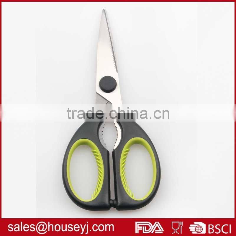 Detachable Stainless steel kitchen scissors with PP+TRP plastic handle