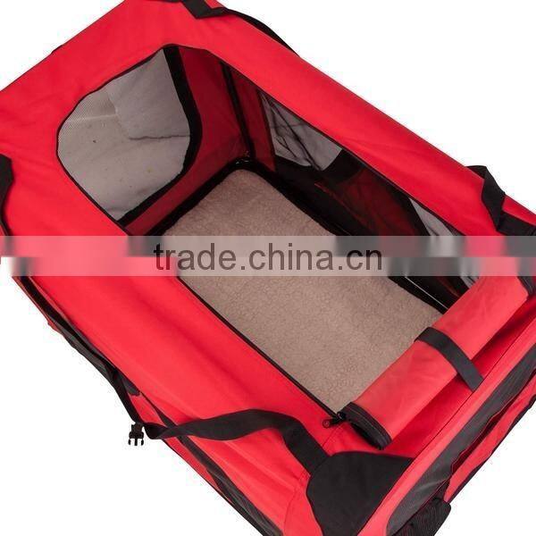 Pet Dog Soft Foldable Portable Crate , Portable Foldable Pet Carrier