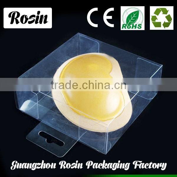 Square packaging box/ clear plastic folding packaging boxes blister clamshell plastic packaging box for cell
