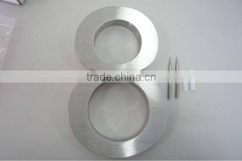 Stainless steel house number with 200mm height