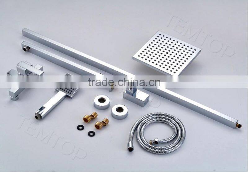 China Product Wall Shower Panel With Bath Faucets