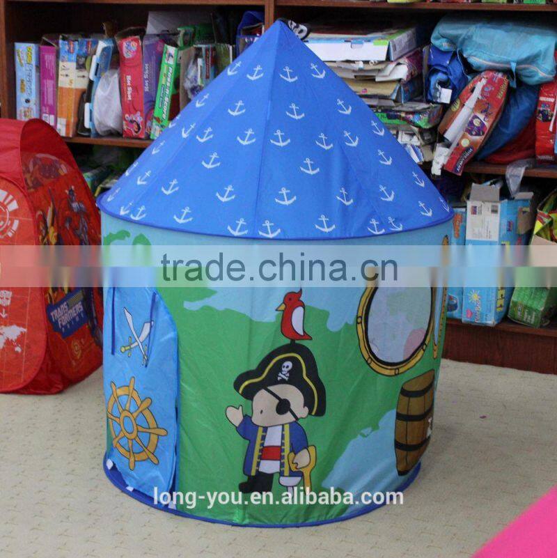 Hot selling Fanstic Pirate Castle Play Tent for boys