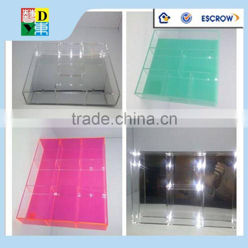 Elegant Design rectangle Acrylic serving Tray, 2015 custom Acrylic dinner Tray for hotel use serving tray from China low price