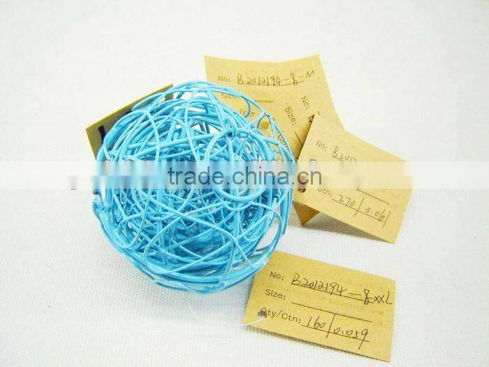 Set of five metal Christmas gift ball for wholesale