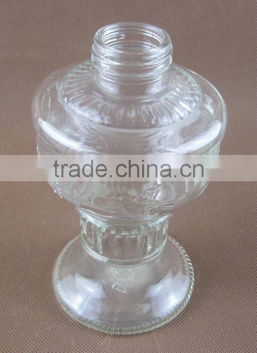 Exquisite Chinese Buddhist Glass Oil Lamp/glass kerosene oil lamp