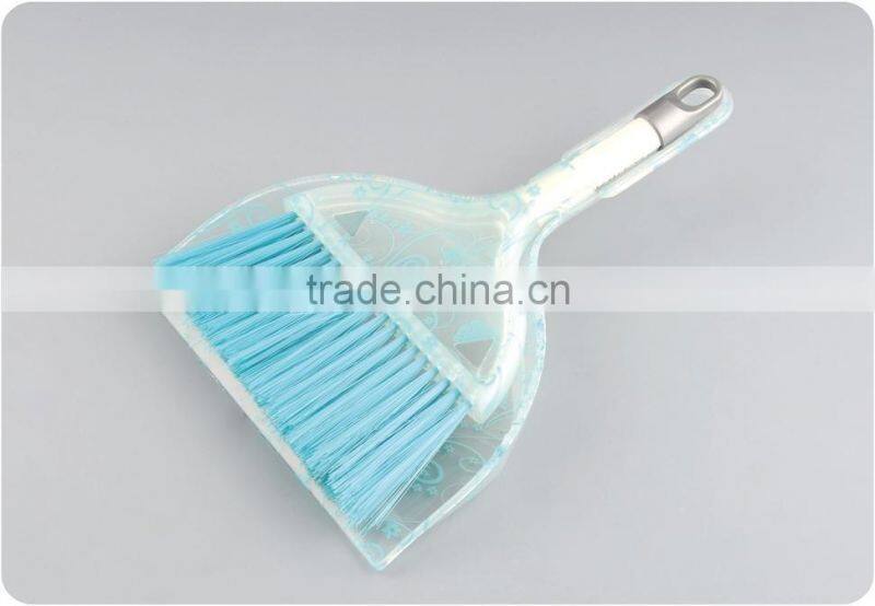 plastic folding broom and dustpan set