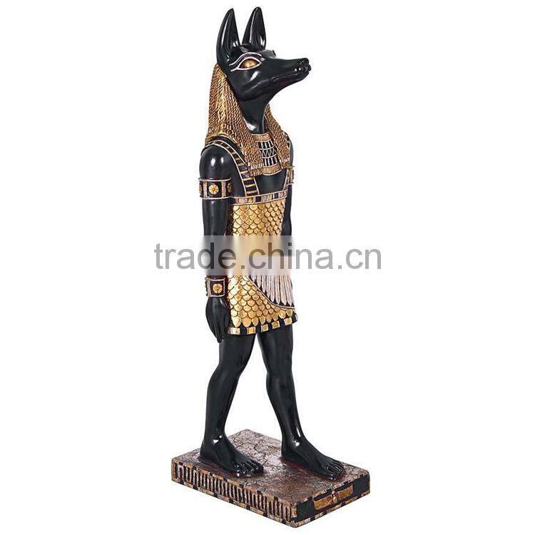 Handicraft sculpture egyptian home decor bronze anubis statue