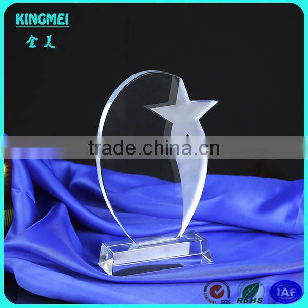 Elegant Good Crystal Manufacturer Supply Crystal Gifts Crystal Award Item Glass Star Trophy