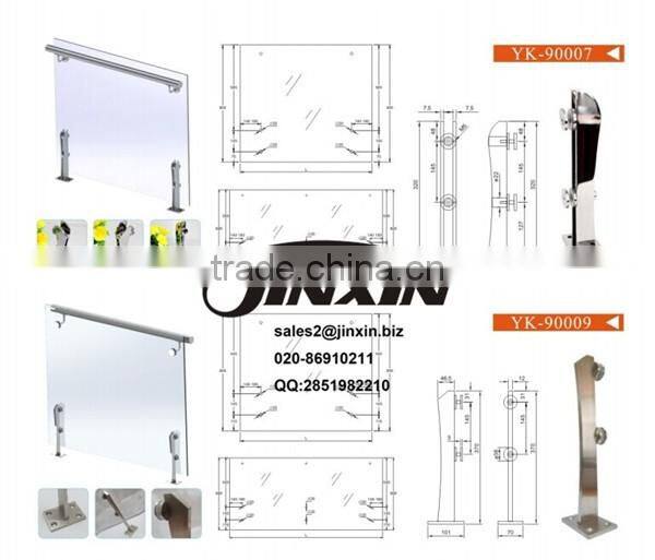 JINXIN Hot Sale Stainless Steel Glass Spigot for Pool Fence