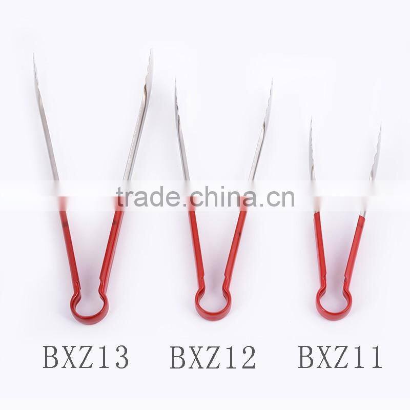 BXZ13 Hot sale High quality kitchen gadgets stainless steel fruit tongs