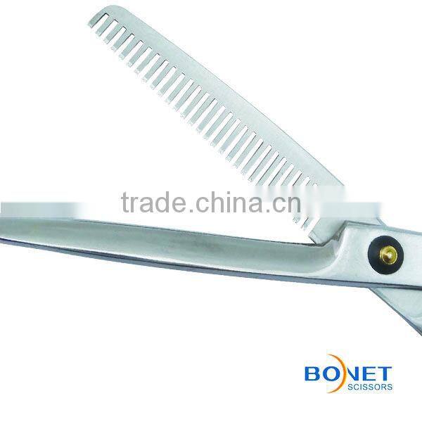 TZ01632 6" Fashion razor blade hair barber teeth thinning scissors