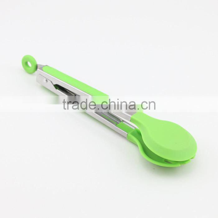 Essential Kitchen Tool Utility Salad Tong With Locking Clip