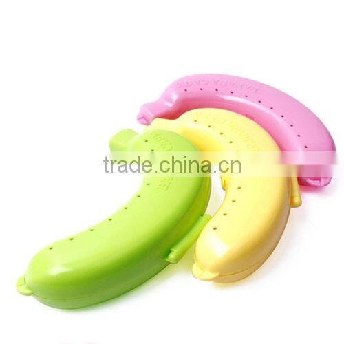 Cute 3 Colors Fruit Banana Protector Box Holder Case Lunch Container Storage