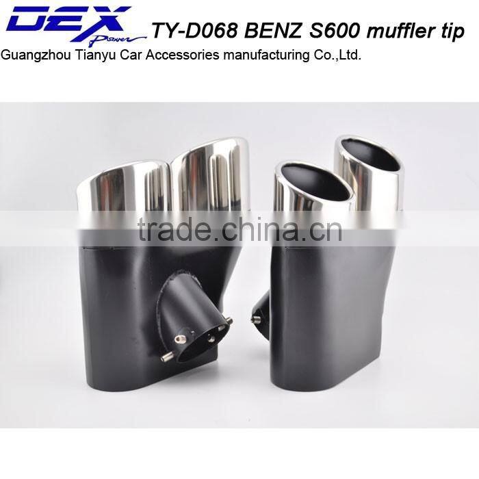 Car accessories tuning factory price B=ENZ S600 exhaust tip