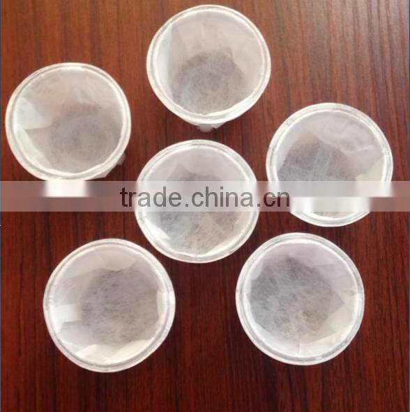 kcup filter white non-woven disposable K cup filter , tea cup filter
