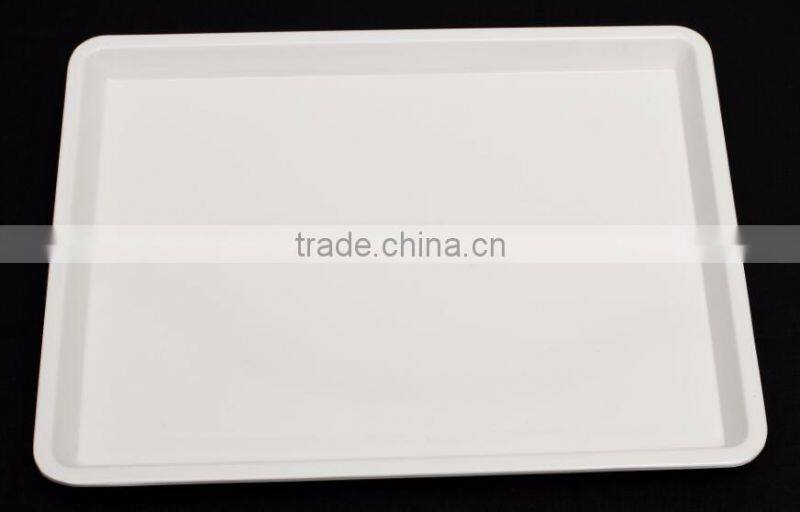 Best selling white melamine weight plates for dinner restaurant