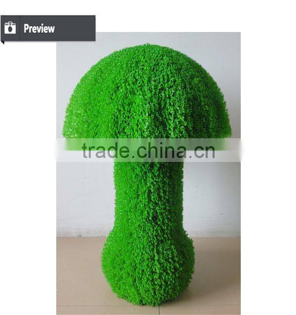 Artificial green grass marshroom sculpture plant topiary for garden landscaping ornamental decoration